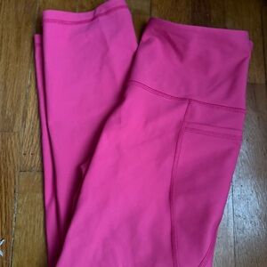 Pink cropped leggings!